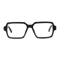 Bradford - Geometric Black Clip On Sunglasses for Men